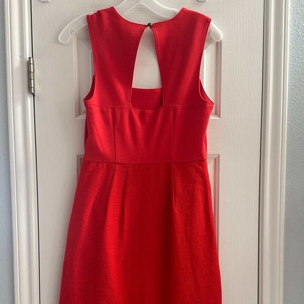 Maeve Asymmetrical Squareneck Maxi Dress Red Women’s 2 Flirty Party Holiday - Picture 7 of 13